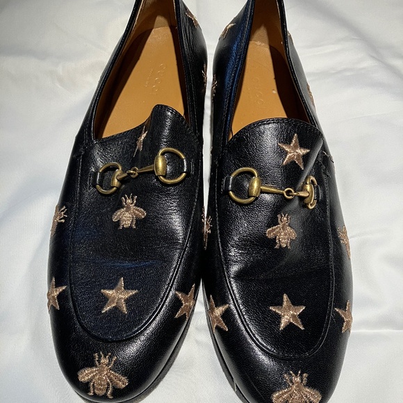 Gucci Bee and Star loafers 39.5 - Picture 1 of 8